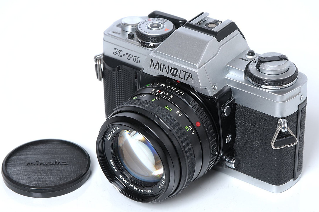 Minolta X-70 MD50/1.4 つき